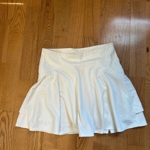Old Navy White PwrSoft Extra High-Rise Skirt